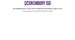 Desktop Screenshot of edulogsrv.granburyisd.org